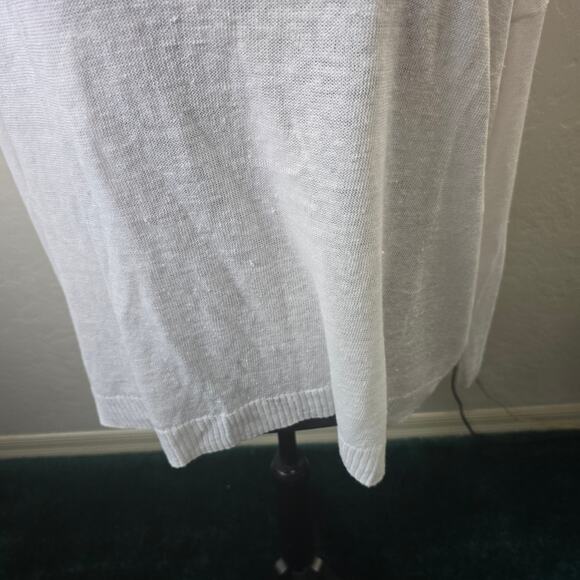 Eileen Fisher Organic Linen Bateau Neck Tunic Coastal Sustainable Beachy XLP - Picture 13 of 15